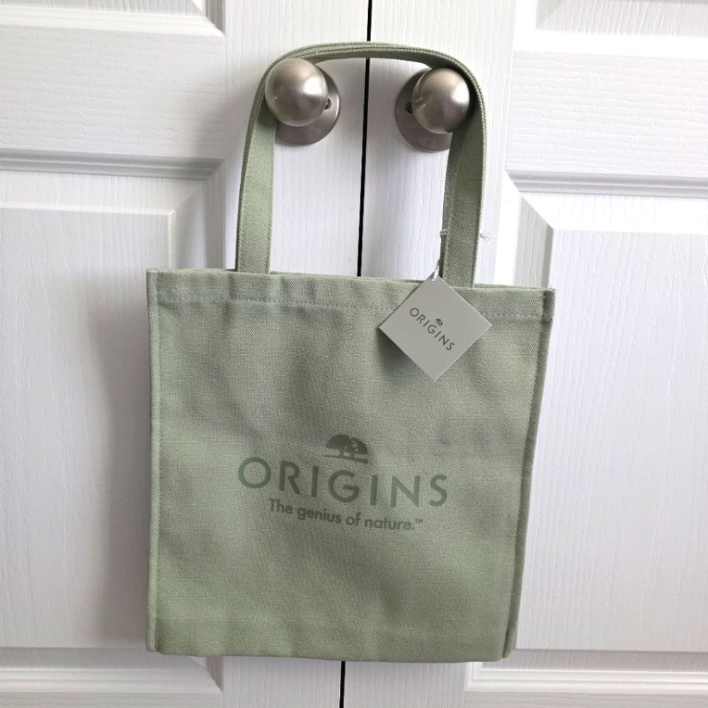 Origins small Tote Sage Green Beauty